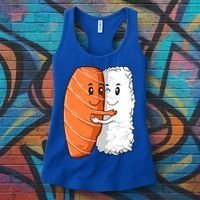 Sushi Hug Sushi Lovers Sushi Hugging Rice Sushi Lovers Gift Women's Tank Top thumb 3