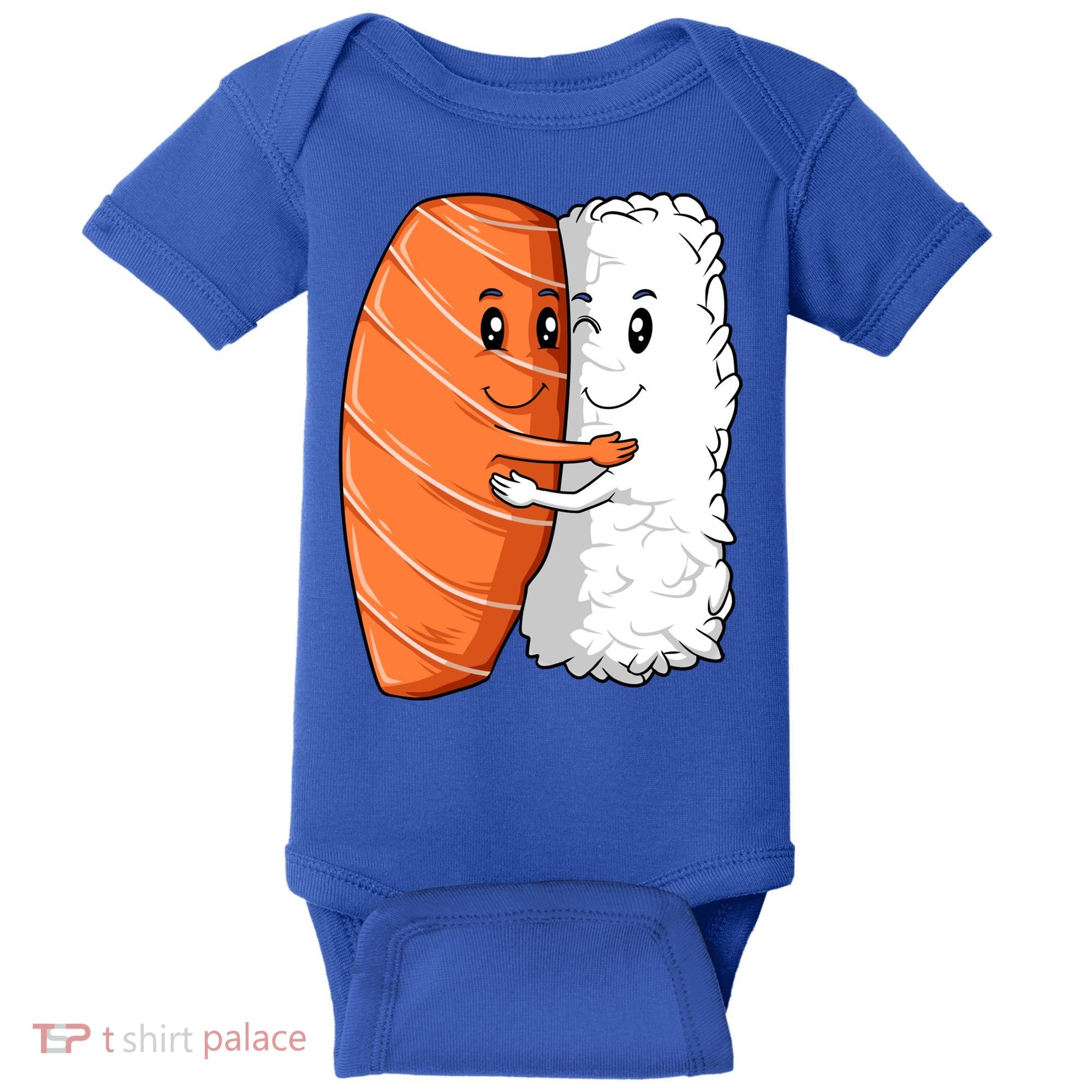 Sushi Hug Sushi Lovers Sushi Hugging Rice Sushi Lovers Gift Baby Bodysuit