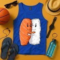 Sushi Hug Sushi Lovers Sushi Hugging Rice Sushi Lovers Gift Tank Top thumb 4