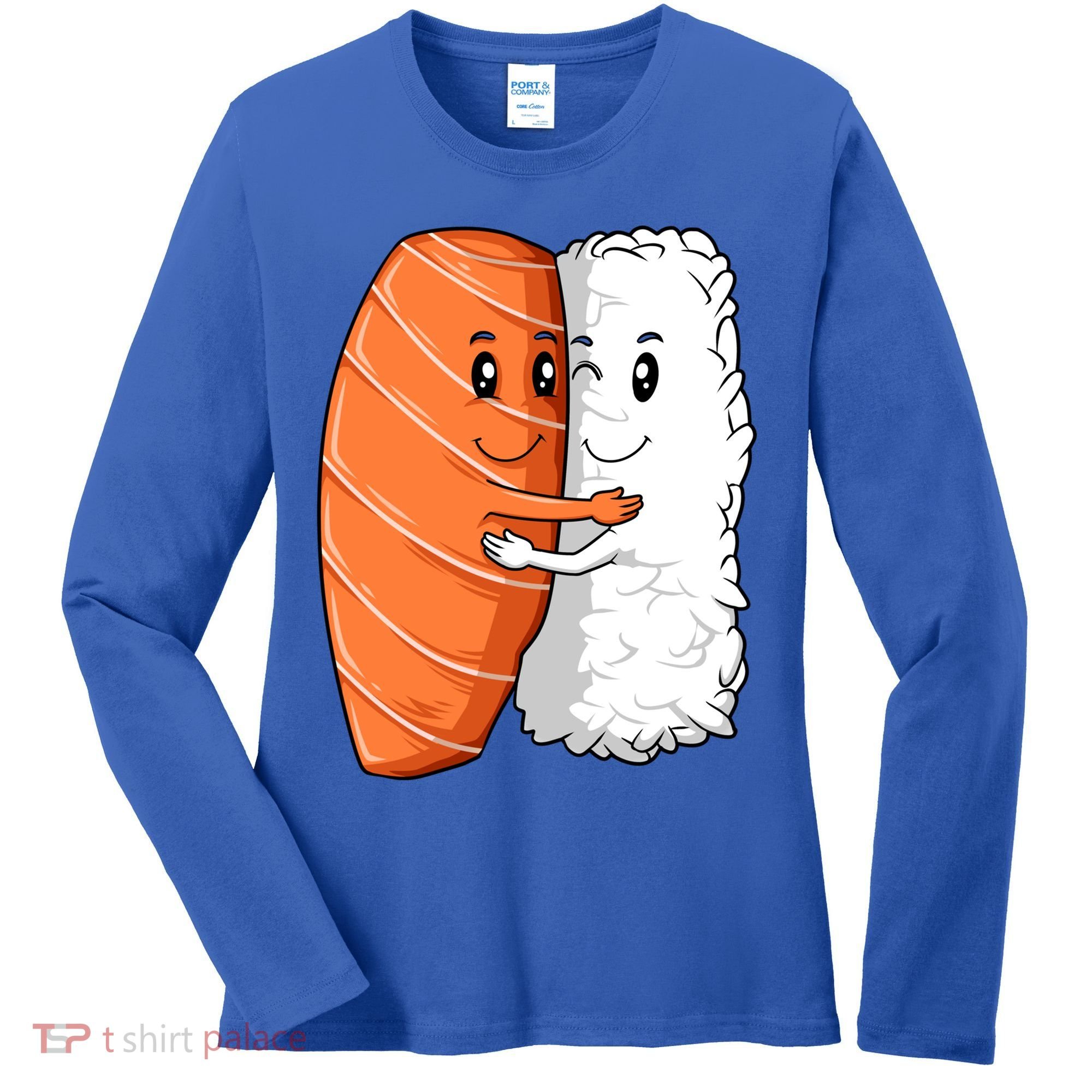 Sushi Hug Sushi Lovers Sushi Hugging Rice Sushi Lovers Gift Women's Long Sleeve Shirt