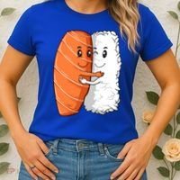 Sushi Hug Sushi Lovers Sushi Hugging Rice Sushi Lovers Gift Women's T-Shirt thumb 2