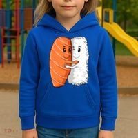 Sushi Hug Sushi Lovers Sushi Hugging Rice Sushi Lovers Gift Kids Hoodie thumb 3