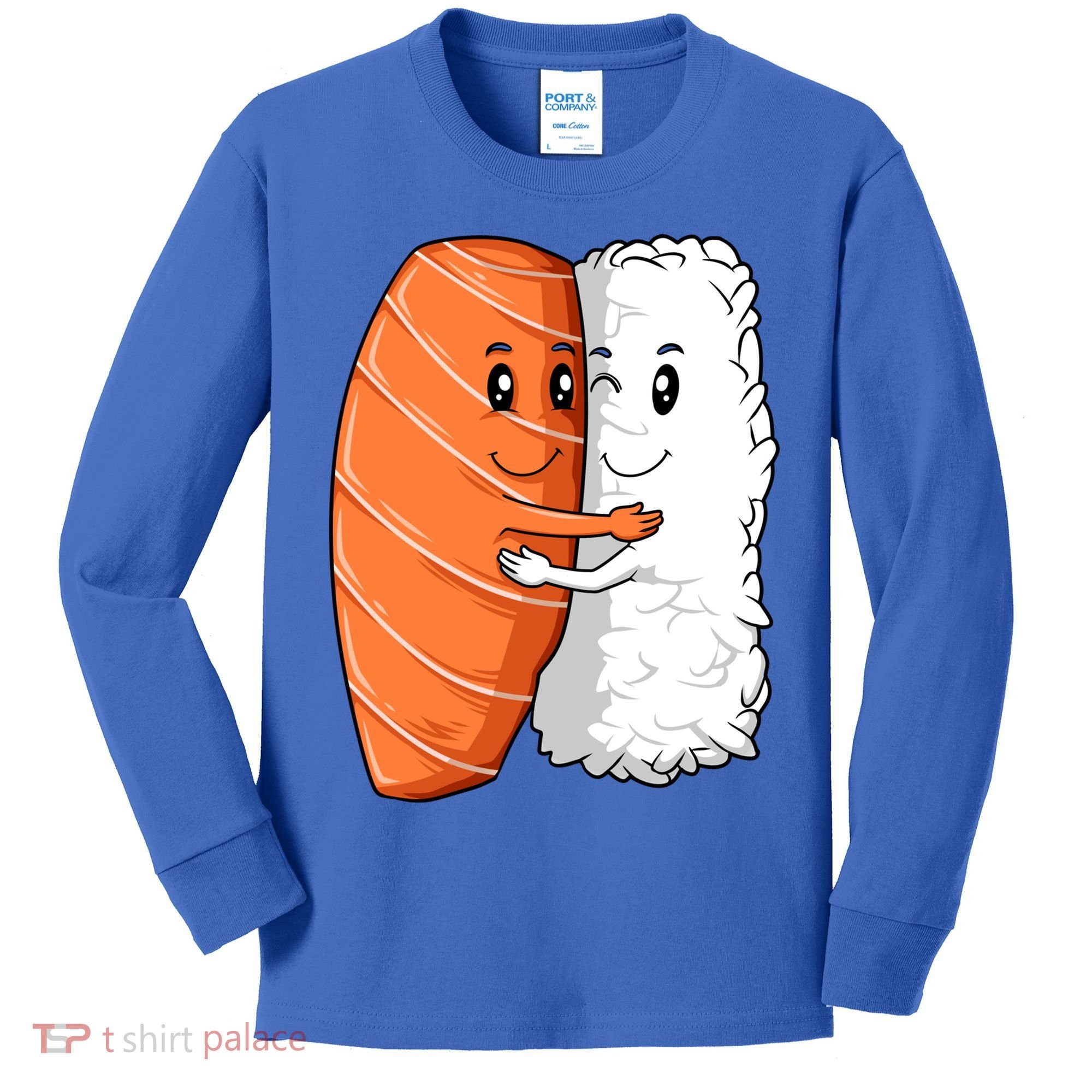 Sushi Hug Sushi Lovers Sushi Hugging Rice Sushi Lovers Gift Kids Long Sleeve Shirt