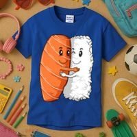 Sushi Hug Sushi Lovers Sushi Hugging Rice Sushi Lovers Gift Kids T-Shirt thumb 3