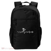 Skier Heartbeat Ski Instructor Winter Sport Skiing Ski Gift Backpack thumb 0
