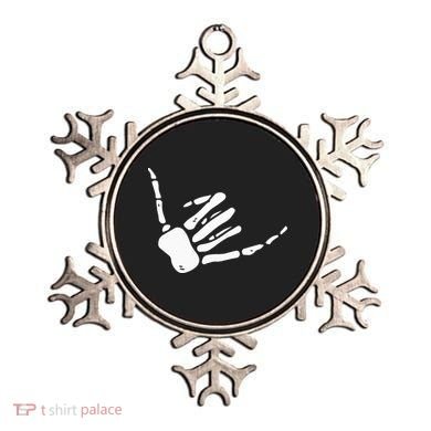 Skeleton Hand Shaka Sign Hang Loose Bones Ornament