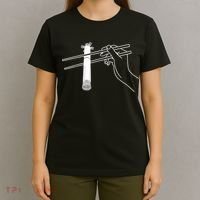 Super Heavy Starship Booster 12 Chopsticks T-Shirt thumb 4