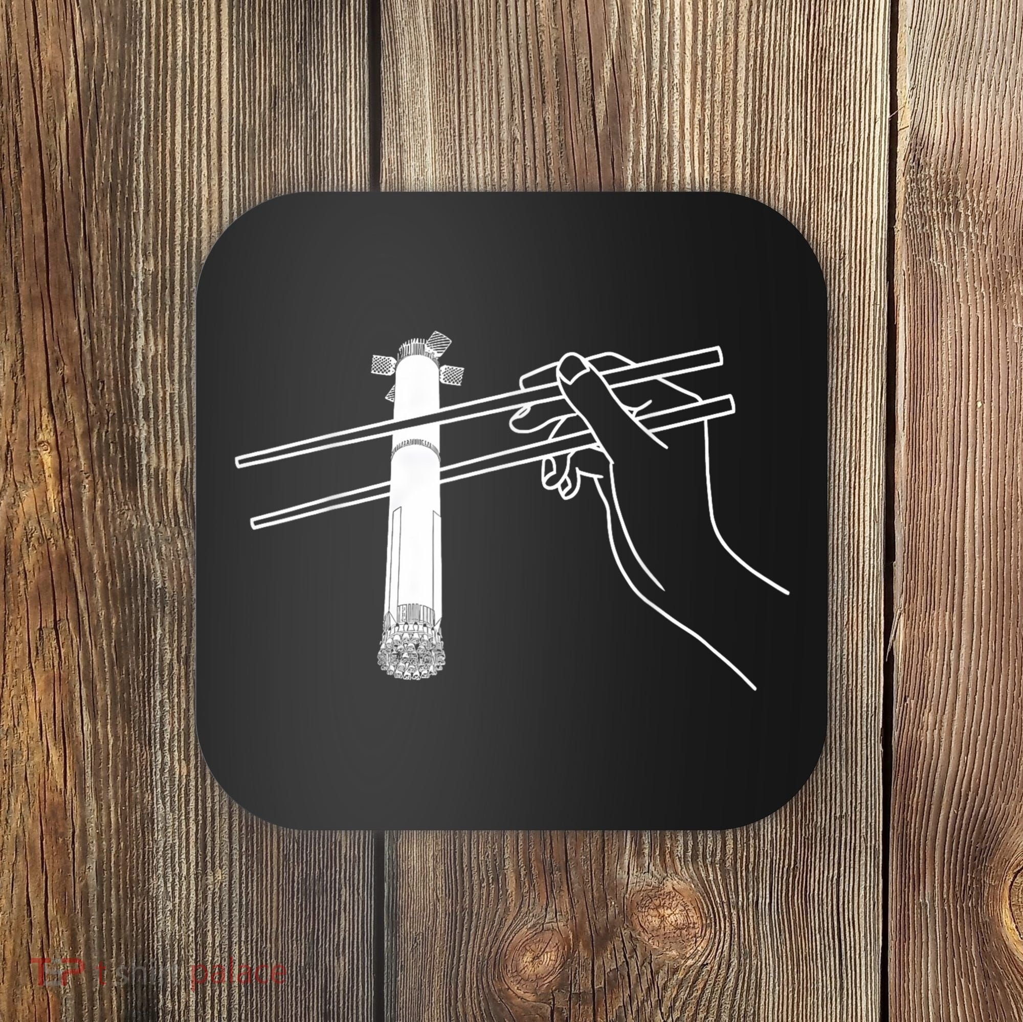 Super Heavy Starship Booster 12 Chopsticks Coaster