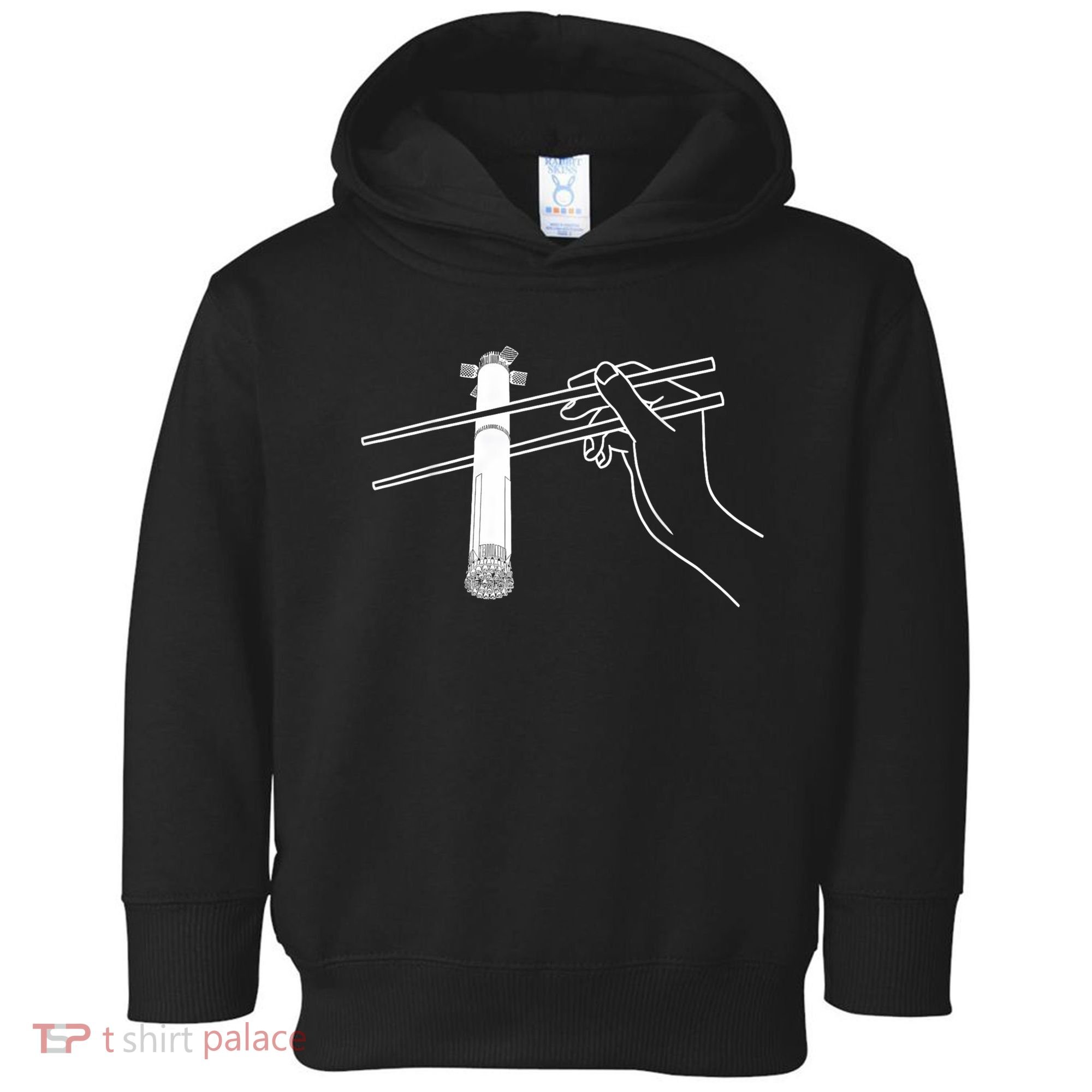 Super Heavy Starship Booster 12 Chopsticks Toddler Hoodie