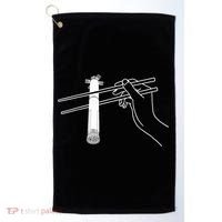 Super Heavy Starship Booster 12 Chopsticks Golf Towel thumb 0