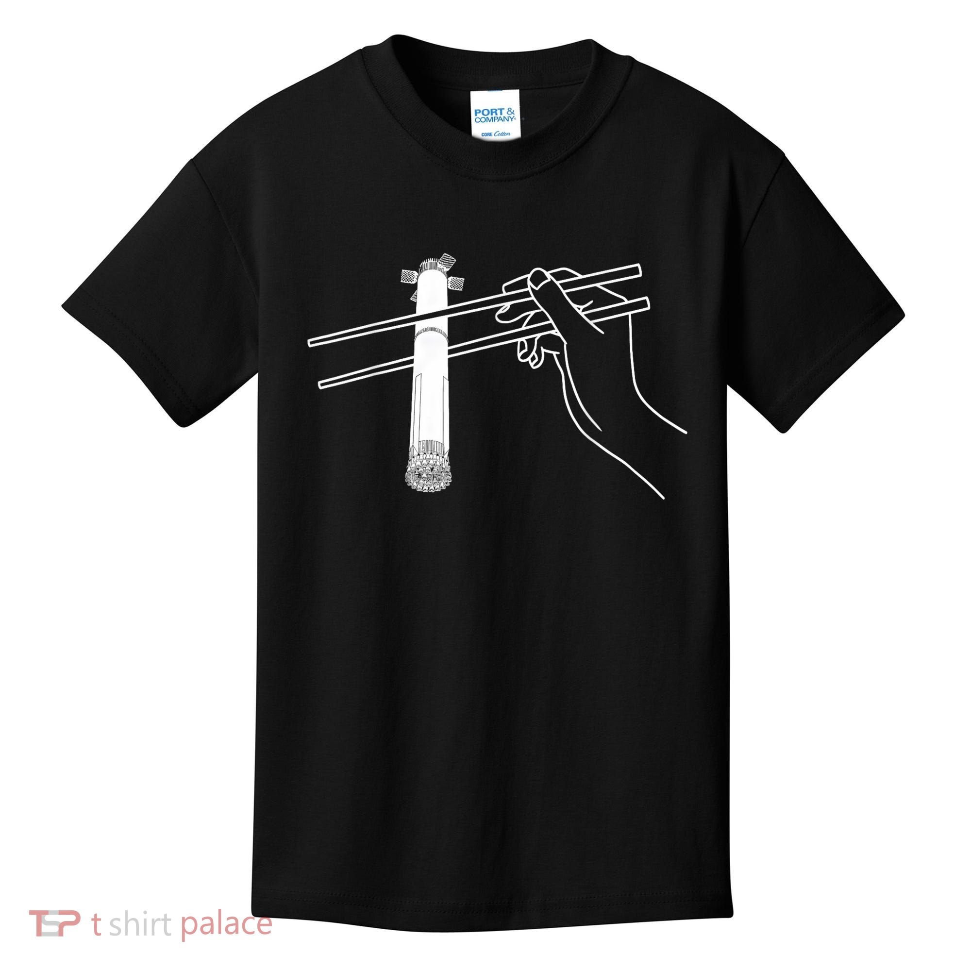 Super Heavy Starship Booster 12 Chopsticks Kids T-Shirt