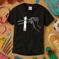 Super Heavy Starship Booster 12 Chopsticks Kids T-Shirt thumb 3