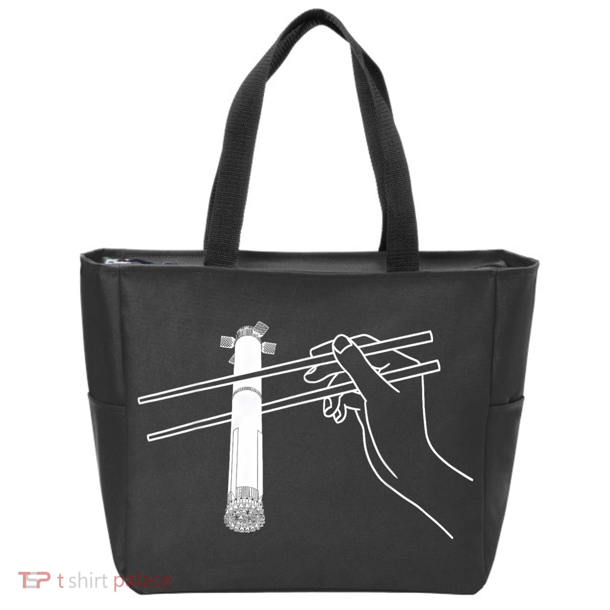 Super Heavy Starship Booster 12 Chopsticks Tote Bag