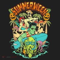 Summerween Happy Summerween Summer Halloween Holiday Women's Sweatshirt thumb 2
