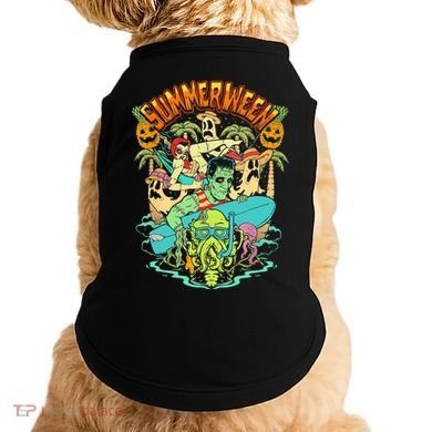 Summerween Happy Summerween Summer Halloween Holiday Doggie Tank