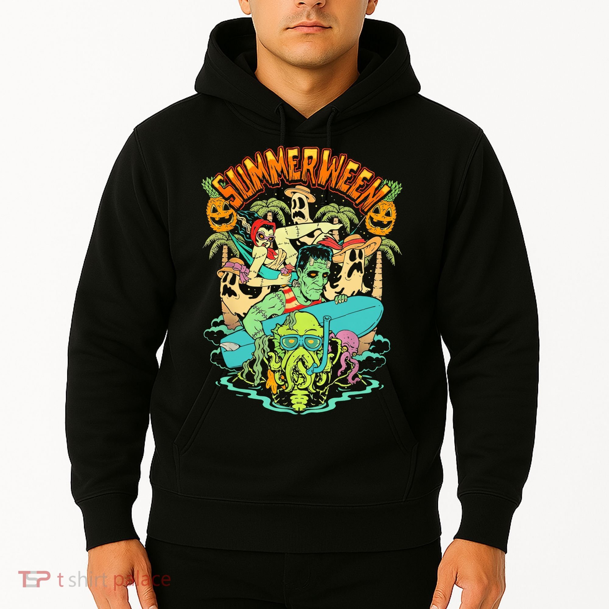 Summerween Happy Summerween Summer Halloween Holiday Hoodie