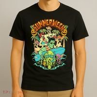 Summerween Happy Summerween Summer Halloween Holiday T-Shirt thumb 3