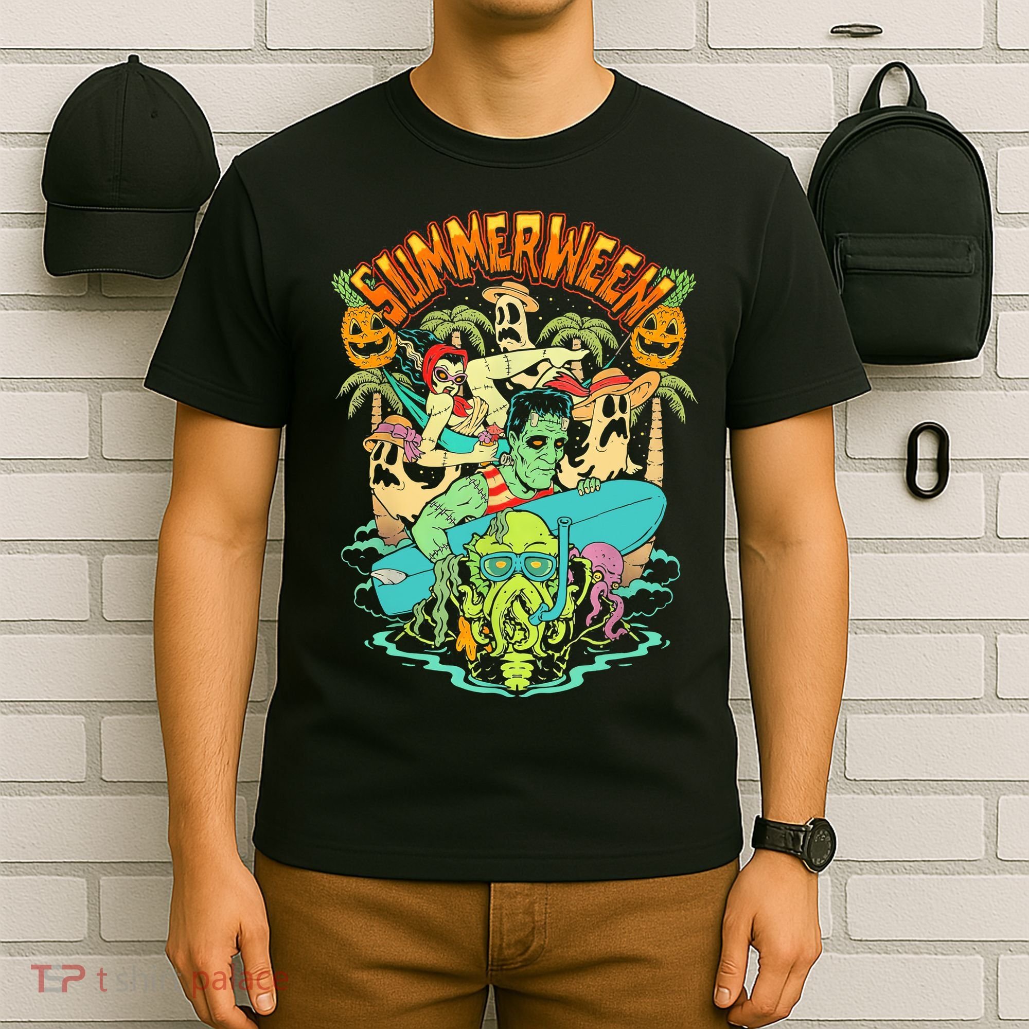Summerween Happy Summerween Summer Halloween Holiday T-Shirt