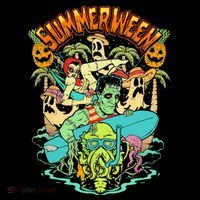Summerween Happy Summerween Summer Halloween Holiday T-Shirt thumb 7