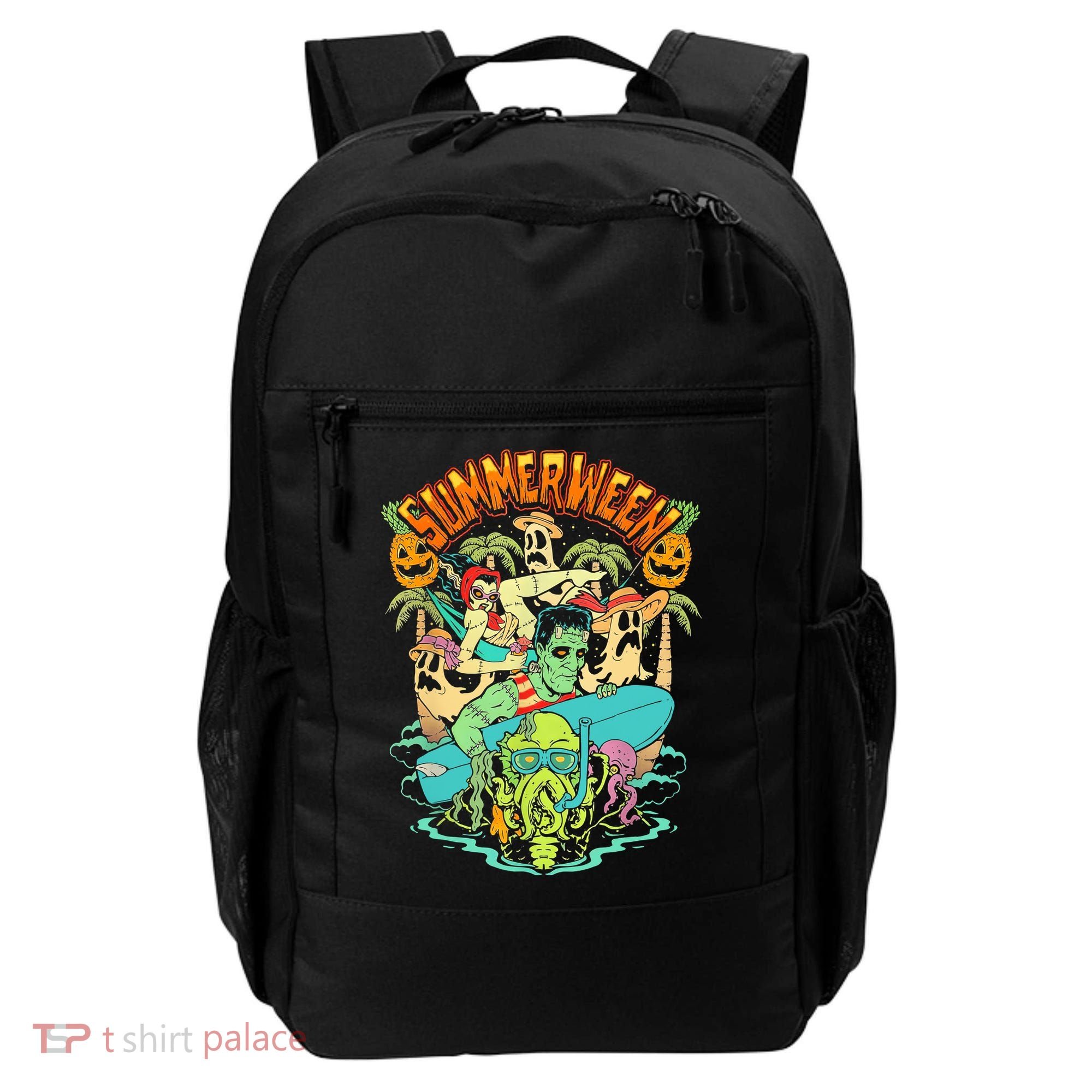 Summerween Happy Summerween Summer Halloween Holiday Backpack