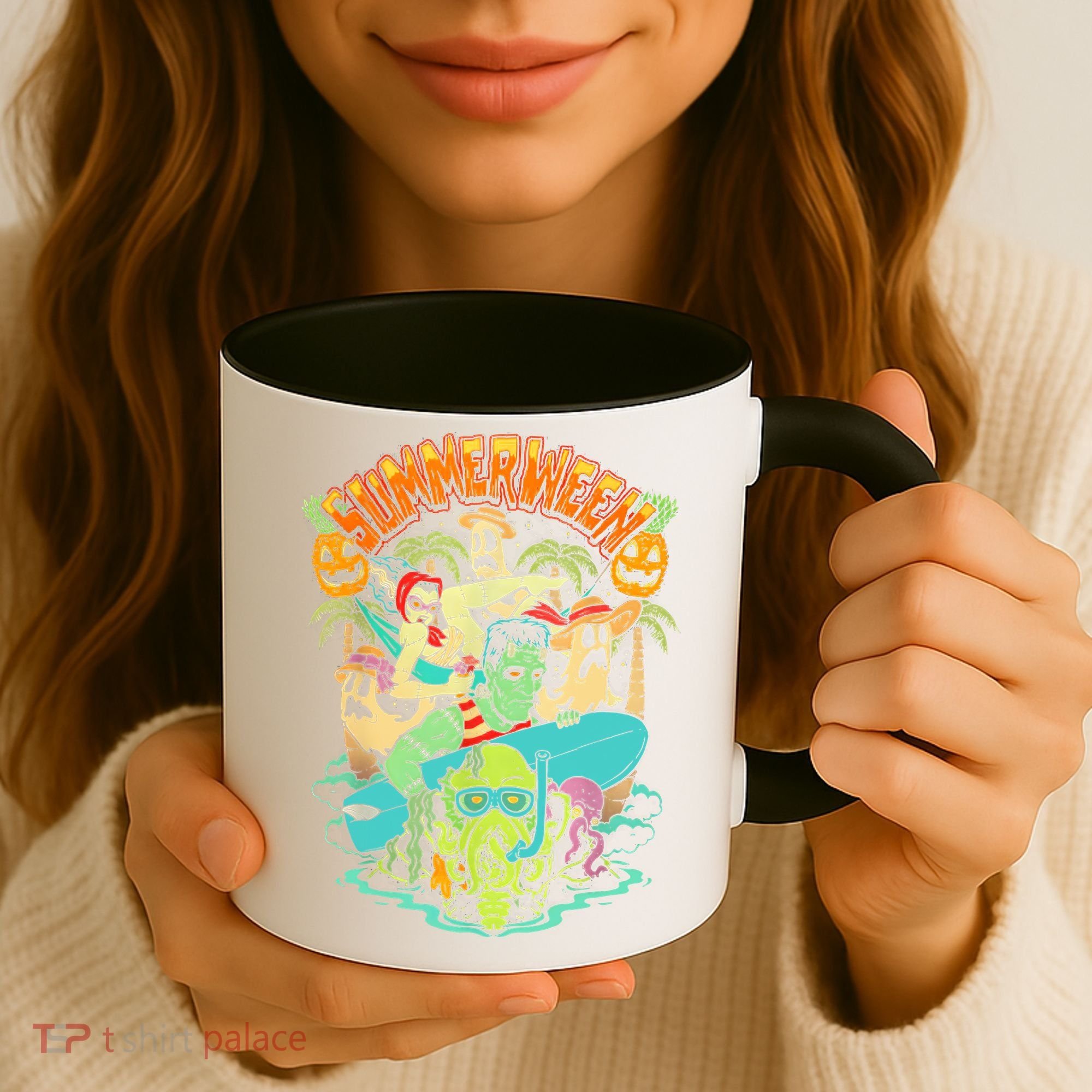 Summerween Happy Summerween Summer Halloween Holiday Coffee Mug