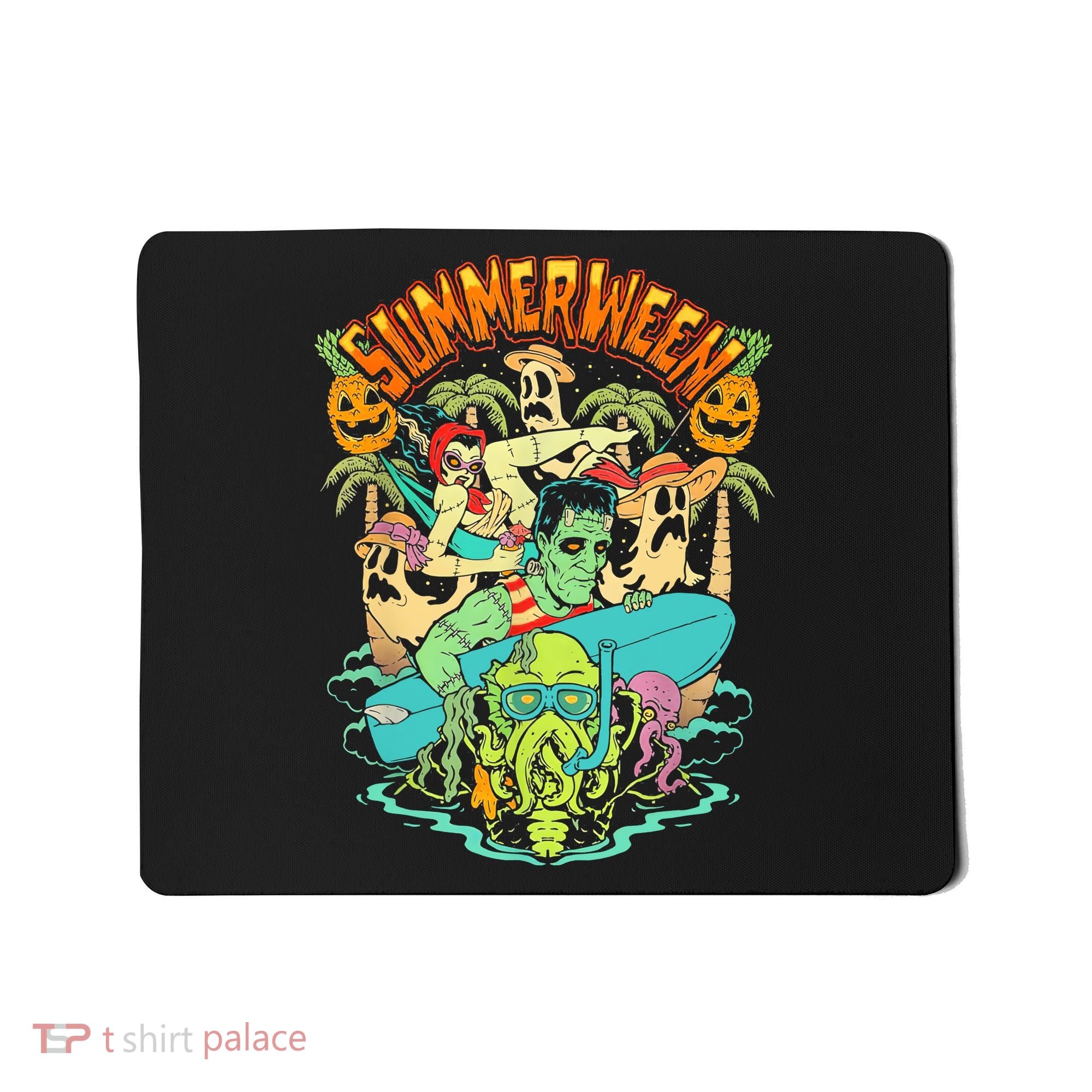 Summerween Happy Summerween Summer Halloween Holiday Mousepad