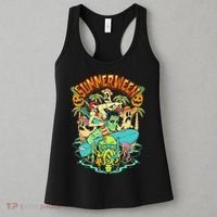 Summerween Happy Summerween Summer Halloween Holiday Women's Tank Top thumb 3