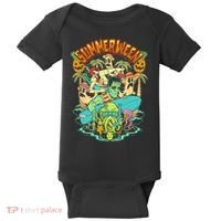 Summerween Happy Summerween Summer Halloween Holiday Baby Bodysuit thumb 0