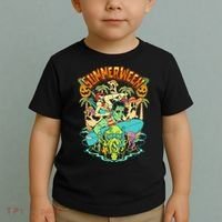 Summerween Happy Summerween Summer Halloween Holiday Toddler T-Shirt thumb 2