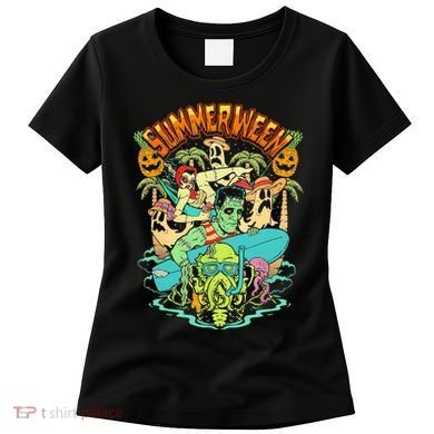 Summerween Happy Summerween Summer Halloween Holiday Women's T-Shirt