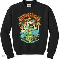 Summerween Happy Summerween Summer Halloween Holiday Kids Sweatshirt thumb 0