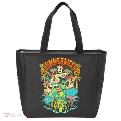 Summerween Happy Summerween Summer Halloween Holiday Tote Bag