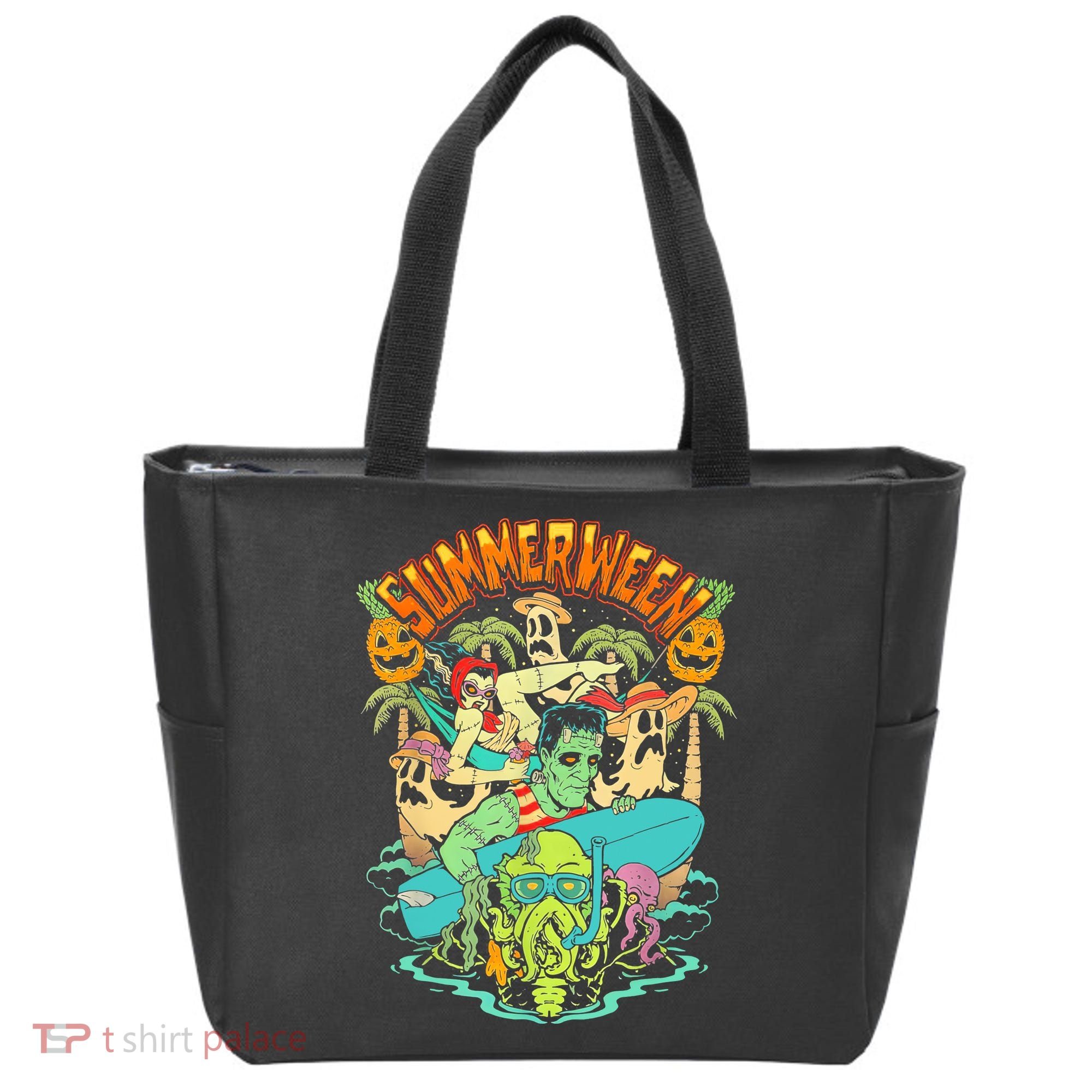 Summerween Happy Summerween Summer Halloween Holiday Tote Bag