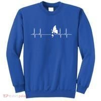 Semicolon Heartbeat Suicide Prevention Gift Sweatshirt thumb 0