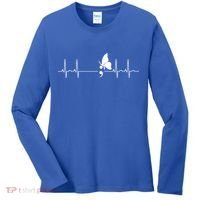 Semicolon Heartbeat Suicide Prevention Gift Women's Long Sleeve Shirt thumb 0