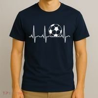 Soccer Heartbeat Soccer Ball Heartbeat T-Shirt thumb 3