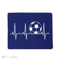 Soccer Heartbeat Soccer Ball Heartbeat Mousepad thumb 0