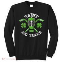 Saint Hattrick St Patrick's Day Hockey Hat Tricks Boy Sweatshirt thumb 0