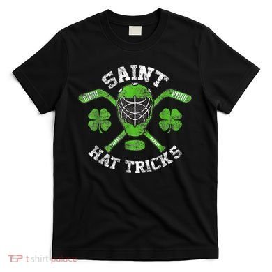Saint Hattrick St Patrick's Day Hockey Hat Tricks Boy T-Shirt