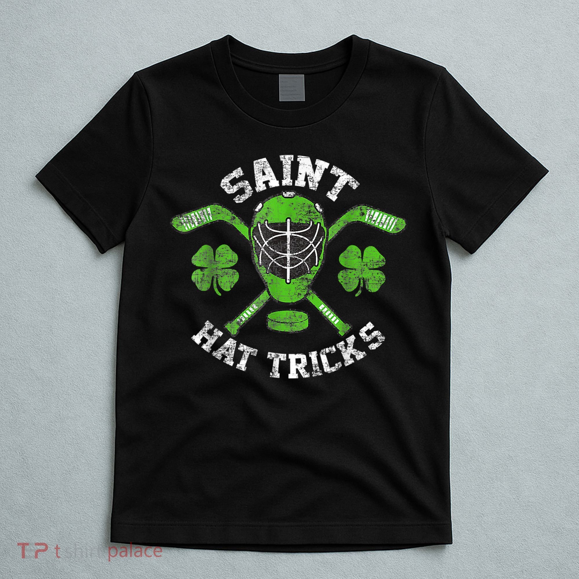 Saint Hattrick St Patrick's Day Hockey Hat Tricks Boy T-Shirt