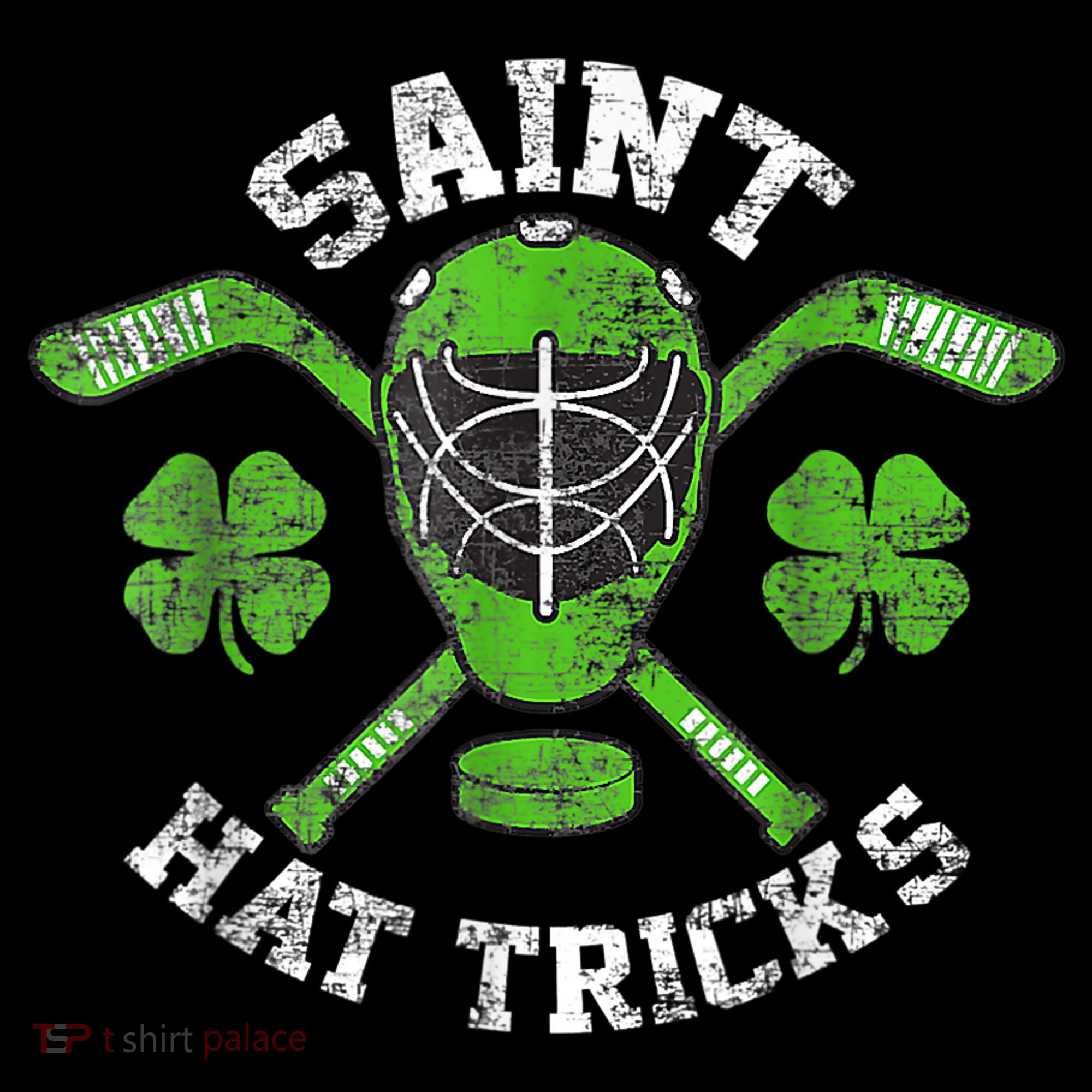 Saint Hattrick St Patrick's Day Hockey Hat Tricks Boy T-Shirt