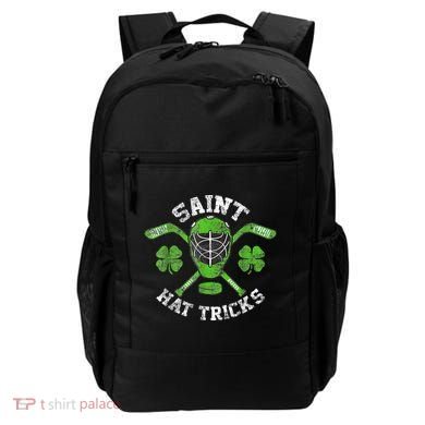Saint Hattrick St Patrick's Day Hockey Hat Tricks Boy Backpack