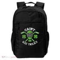 Saint Hattrick St Patrick's Day Hockey Hat Tricks Boy Backpack thumb 0