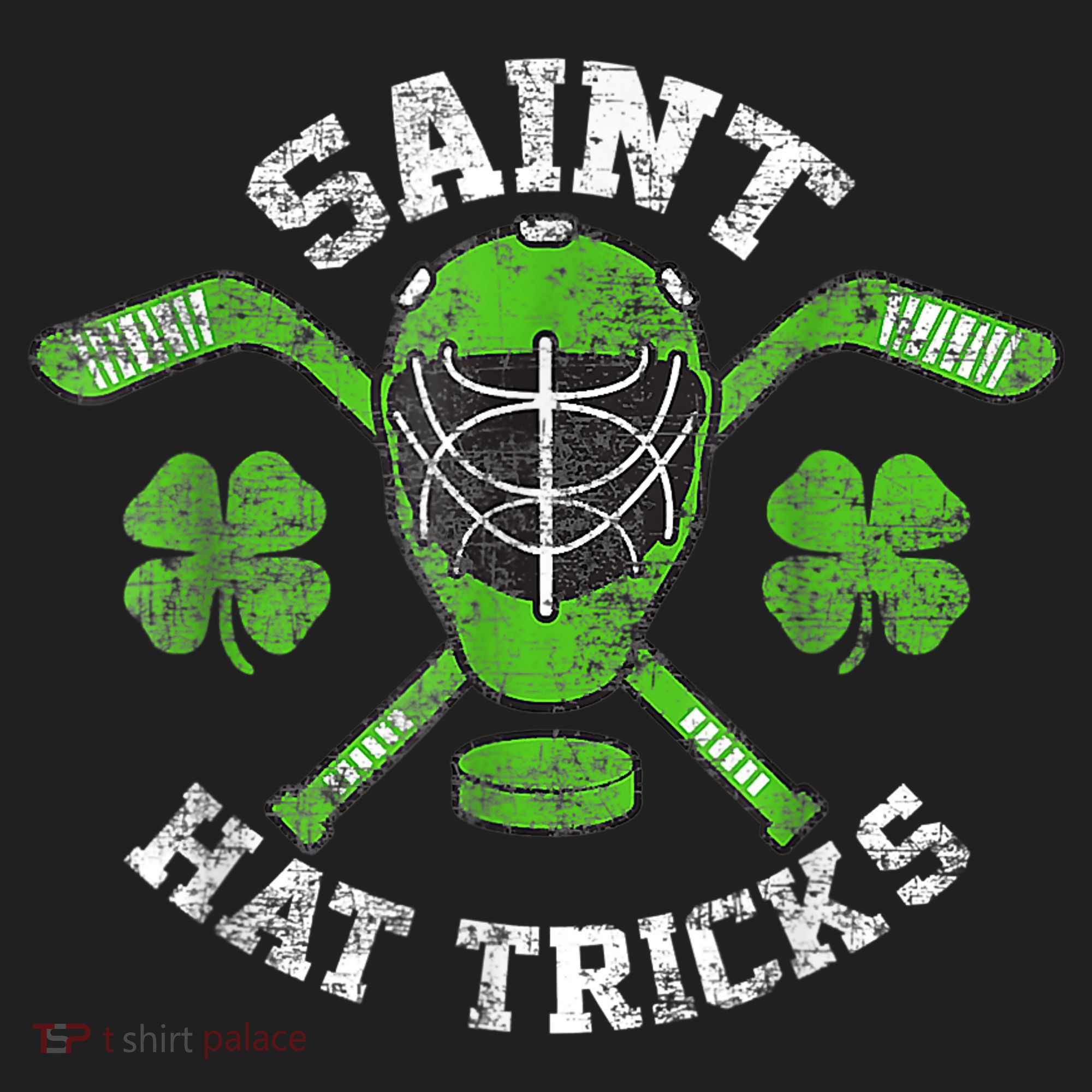 Saint Hattrick St Patrick's Day Hockey Hat Tricks Boy Beanie
