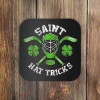 Saint Hattrick St Patrick's Day Hockey Hat Tricks Boy Coaster thumb 0