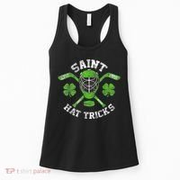Saint Hattrick St Patrick's Day Hockey Hat Tricks Boy Women's Tank Top thumb 0