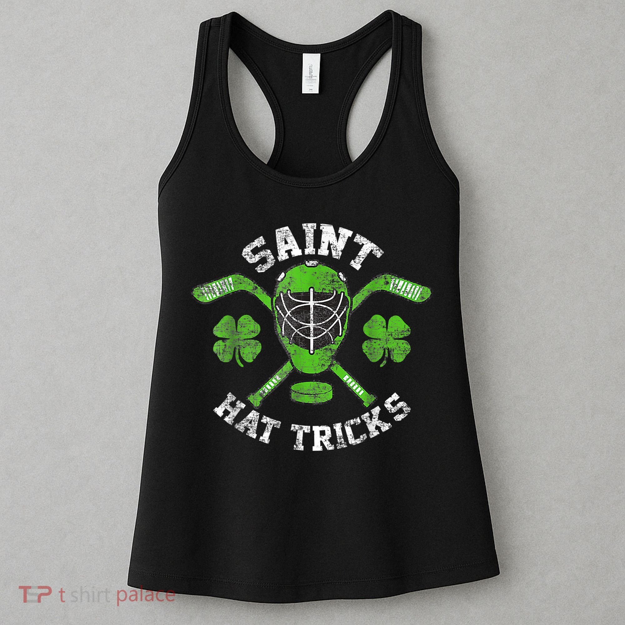 Saint Hattrick St Patrick's Day Hockey Hat Tricks Boy Women's Tank Top