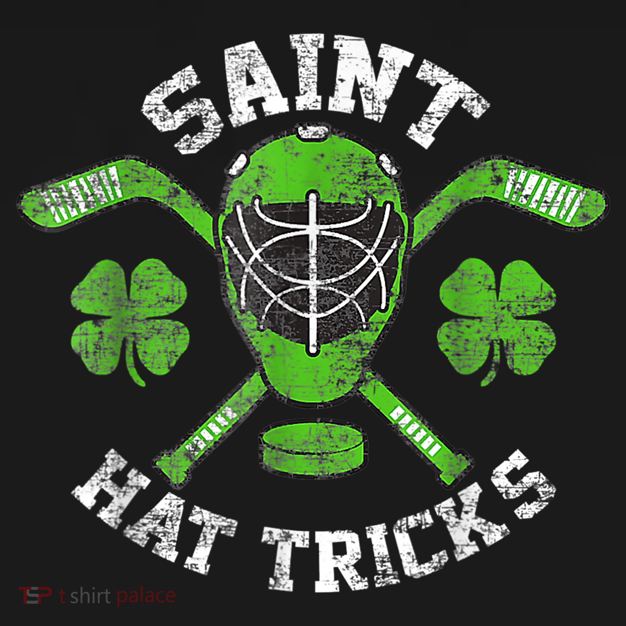 Saint Hattrick St Patrick's Day Hockey Hat Tricks Boy Toddler Hoodie