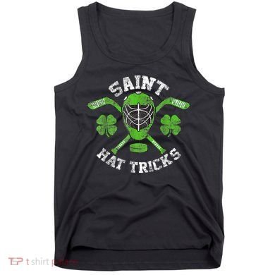 Saint Hattrick St Patrick's Day Hockey Hat Tricks Boy Tank Top
