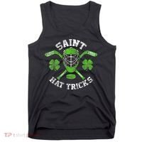 Saint Hattrick St Patrick's Day Hockey Hat Tricks Boy Tank Top thumb 0